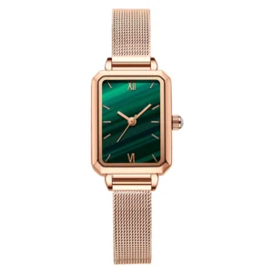 small square watch simple ladies quartz watch waterproof square watch small green watch female vs7689
